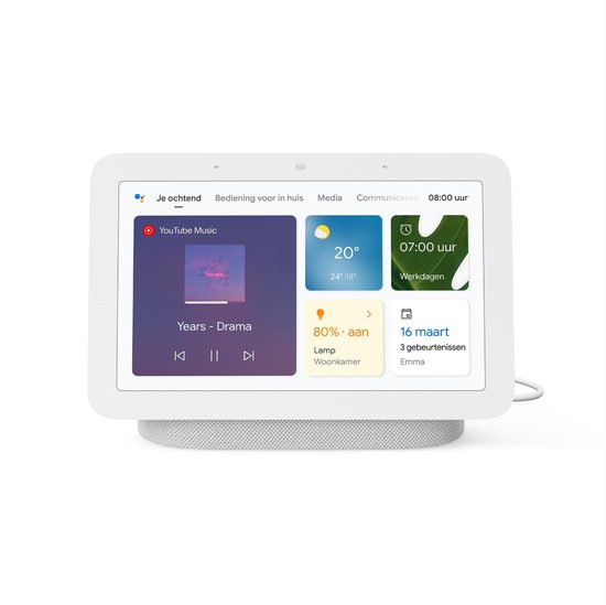 Google Nest Hub (2e generatie) - Chalk van Google Nest