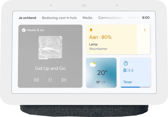 Google Nest Hub (2e generatie) - Charcoal van Google Nest