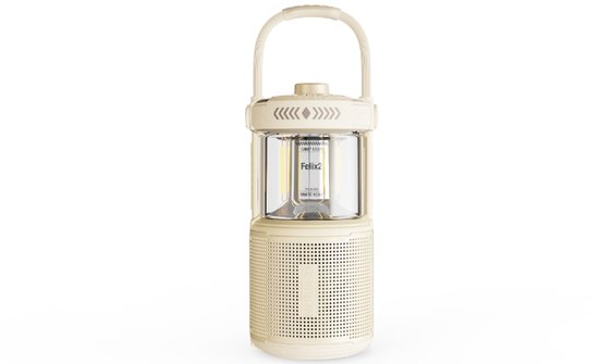 GreenMouse Felix 2 – Bluetooth speaker met verlichting - Zand van Merkloos