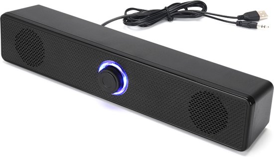 Gsedaox - Soundbar voor TV - Draadloos -Compacte Soundbar - Hoogwaardig geluid - Film, Muziek & Games van Gsedaox