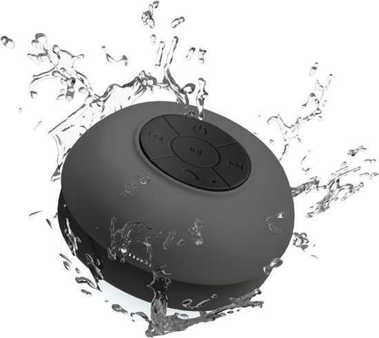 GTB® Douche Radio - Radio - Douche Speaker - Zwart - 4cm x 4cm x 2 cm