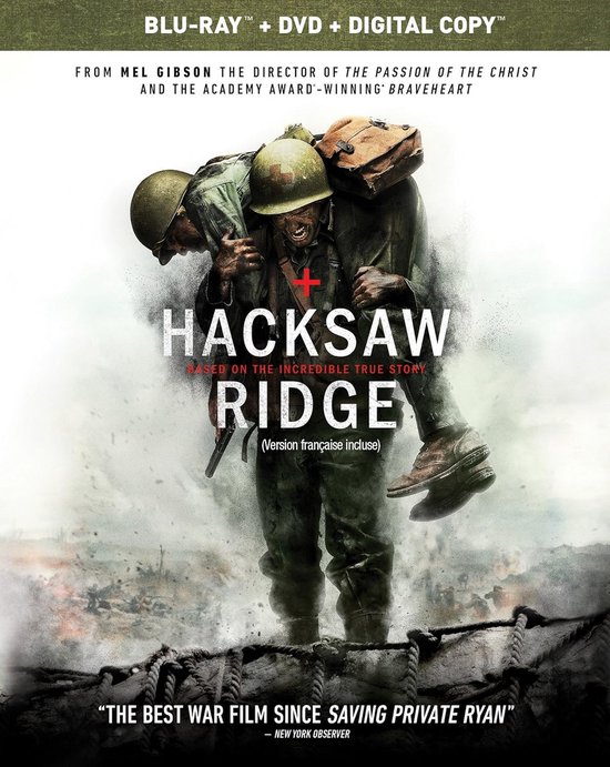 Hacksaw Ridge Film (Blu-ray + DVD) - Regiovrij