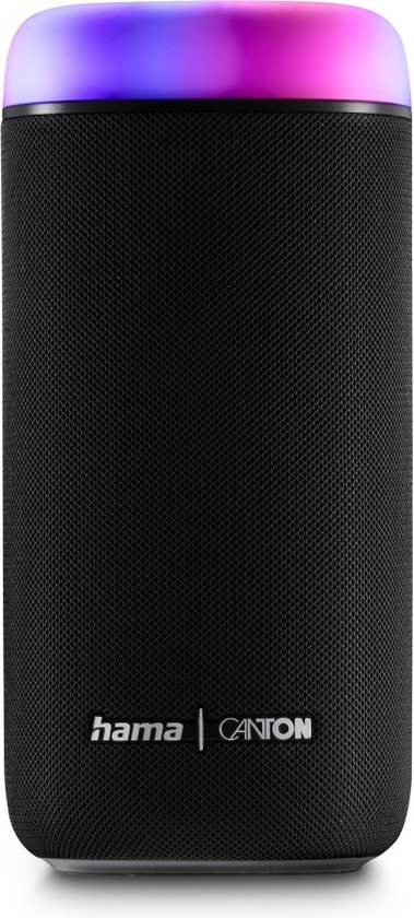 Hama Bluetooth®-luidspreker "Glow Pro", waterdicht IPX4, 5 licht-modi, 30W, zw van Hama
