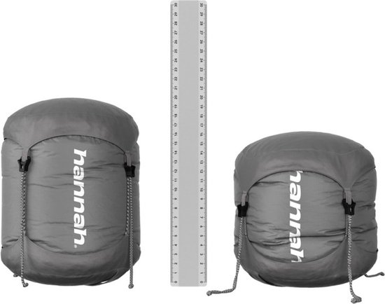 Hannah mummyslaapzak Loft 250 Legion Blue 195L lichtgewicht dons -8°C - Blauw van Hannah