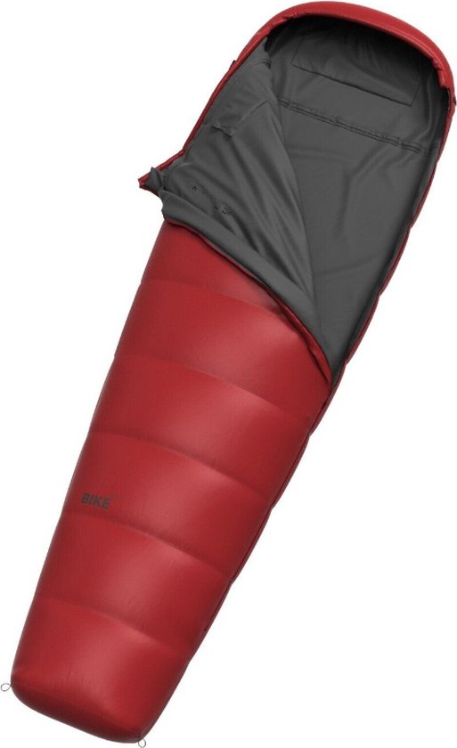 Hannah Outdoor mummyslaapzak Bike 100 Salsa links -1°C - Rood van Hannah
