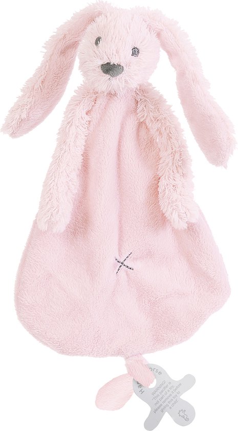 Happy Horse Konijn Richie Knuffeldoekje - Roze - Baby cadeau van Happy Horse