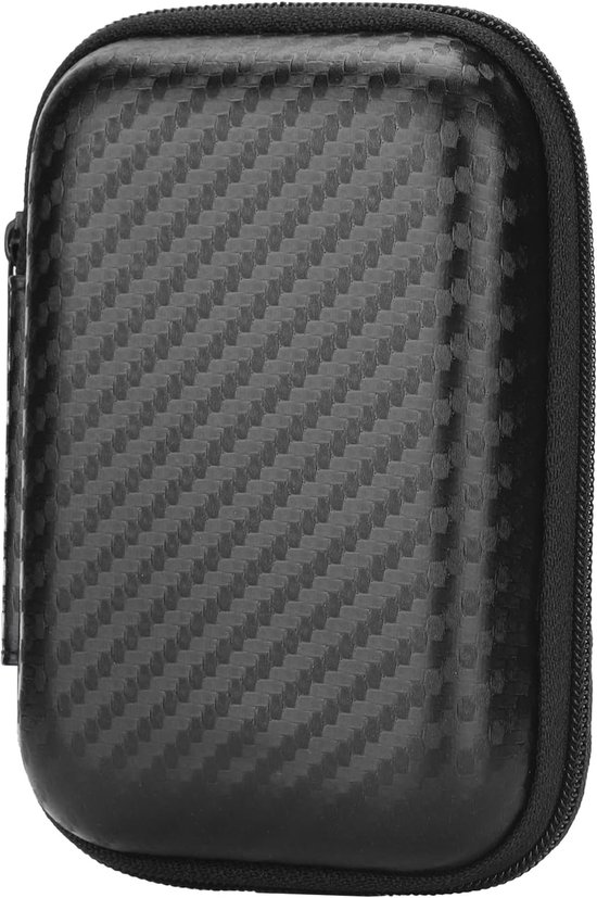 Hard Case Bescherming Tassen, Hoofdtelefoon Opslag Draagbare Opslag Oortelefoon Cases, Schok en Valbestendig Harde EVA Beschermende Organizer voor MP3, Oplader Kabel en Plug