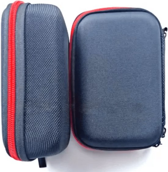 Hard Cover Carry Case geschikt voor JBL Go 3 Wireless Bluetooth Speaker Hoesje Opberghoes Sleeve Beschermhoes Tas Hoes Opbergtas Etui Draagtas Zwart van Navaris