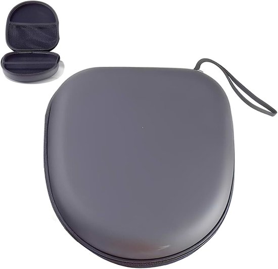 Hardcase tas voor JBL Tune 510BT 520BT 500 720BT 770NC 760NC Sony WH-CH520 over-ear hoofdtelefoon met uitneembaar binnenvak, universele tas voor reizen (zwart)