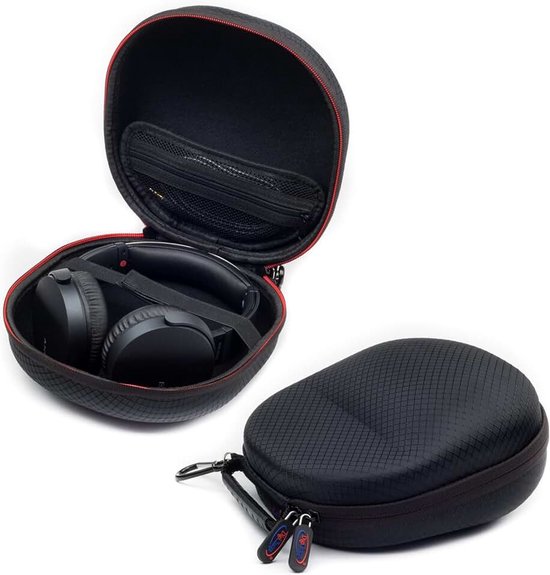 Harde beschermhoes voor Sony, JBL, Beats, Bose Kvidio over-ear hoofdtelefoon, SteelSeries Nova Arctis Prime, Mpow, Beexcellent, Logitech Gaming Headset 19x23cm Max hoofdtelefoonhoes