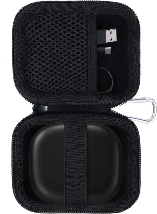 Harde Hoes Compatibel met SHOKZ OpenFit 2+/2/Air, Zwart | Open-Ear Hoofdtelefoons, Beschermhoes
