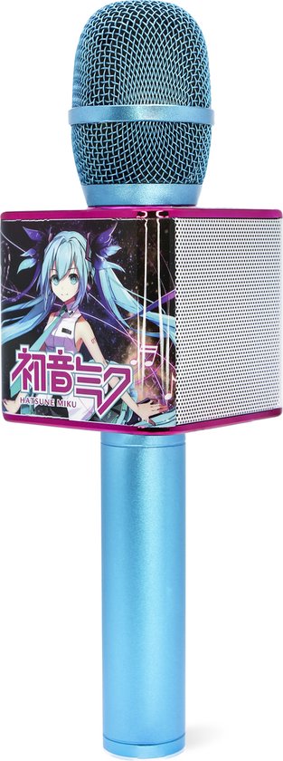Hatsune Miku - draadloze karaoke microfoon voor kinderen - met speaker - met stemopname