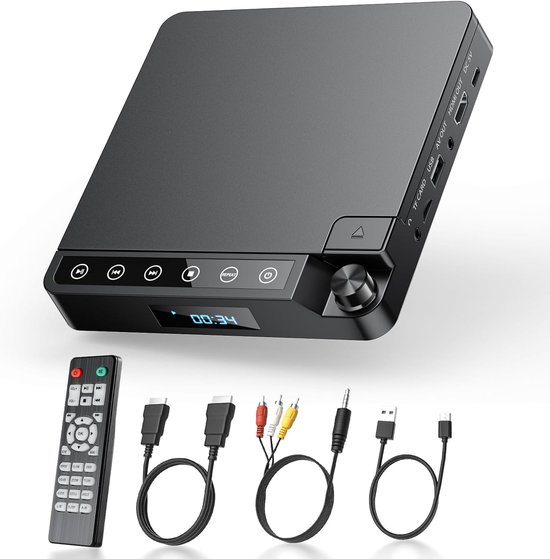 HD DVD Speler met HDMI, USB en Afstandsbediening