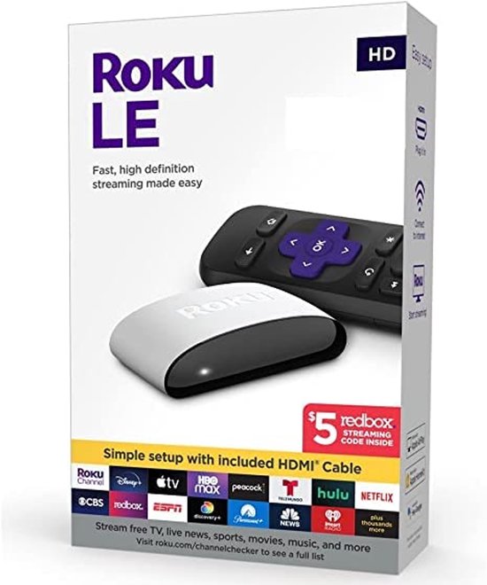 HD Streaming Media Speler met High Speed HDMI Kabel en Eenvoudige afstandsbediening