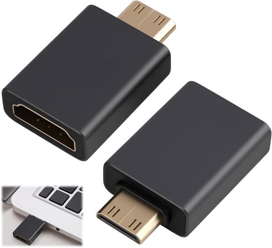 HDMI koppelingsadapter 4K 60Hz - 2 stuks - hoge snelheid - perfect voor soundbar en monitor - ShopVlot
