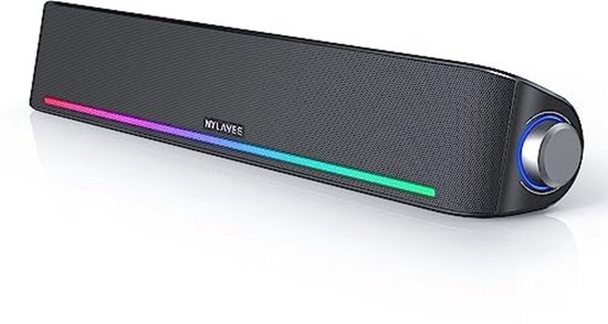 Hi-Fi Geluidskwaliteit Computer Sound Bar met Bluetooth 5.0 en Dynamische Verlichting van Merkloos