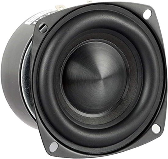 Hifi Bass Speaker - Draagbare Unit - Muziek Luisteren - Krachtige 25W Output - 3 Inch - Blauw