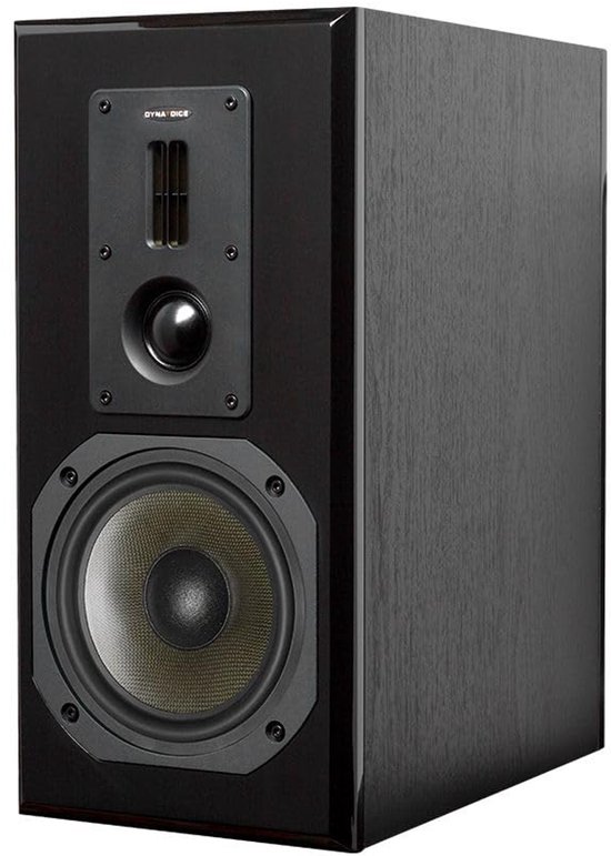 HiFi Boekenplank Luidsprekers 6,5 Inch Kevlar Woofer - Passief 120 Watt - MDF Materiaal - Zwart - Stereoluidsprekers
