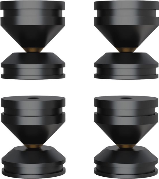 HiFi Luidspreker Isolatie Spike - Schokabsorberende Aluminium Pads voor Luidsprekers van Merkloos