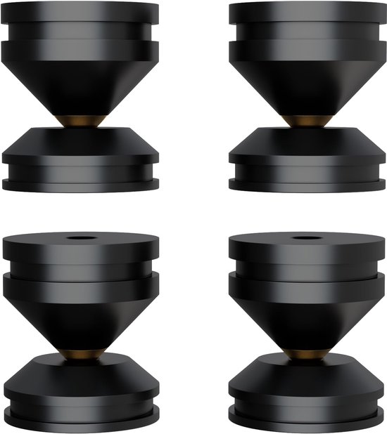 HiFi Luidspreker Isolatie Spike - Schokabsorberende Aluminium Pads voor Luidsprekers van Merkloos