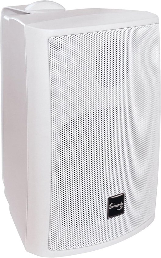HiFi Luidsprekers - Compacte Boxen - Thuisbioscoop Geluid - Weerbestendig Plastic - 140x140x210mm - Wit