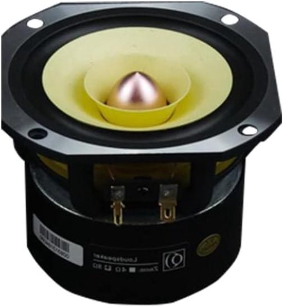 Hifi Speaker - Full Range - Muziek Luisteren - Gegoten Aluminium - 4 Inch - Zwart