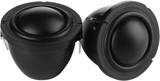 HIFI Speaker Set - Dome Hoorn Luidspreker - Muziek Ervaring - Zijden Film Tweeter - 1.5 Inch - Zwart
