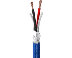 Hifi speakerkabel - Luidsprekerkabel Audio kabel - Muziek luisteren - Zuiver koper geleiders - 2 meter - Blauw
