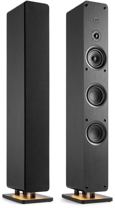 HiFi speakers - Audizio ARCO - Actieve speakers met DAB radio - Bluetooth pairing - 320W - Zwart van Merkloos