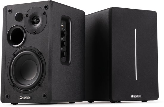 HiFi speakers - Audizio KS01B - Boekenplank speakers - Bluetooth - 120W - Zwart van Audizio