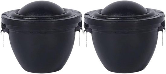 Hifi Tweeter Luidspreker - Dome Speaker - Muziek Luisteren - Zijde Film Dome - 1.5 Inch - Zwart