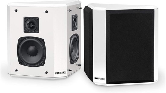 High Definition Bipolaire Surroundluidsprekers voor Thuisbioscoopsystemen - Wit/Paar