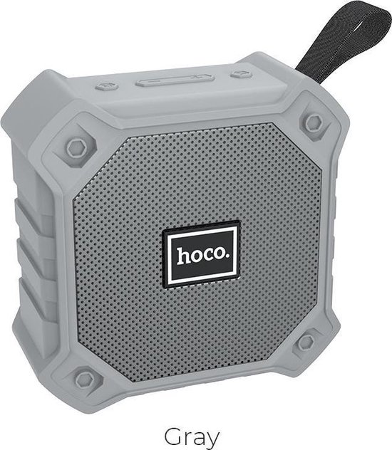 Hoco draadloze bluetooth speaker BS34 Grijs van Merkloos