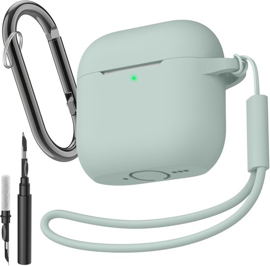 Hoes compatibel met Airpods 4 siliconen hoes