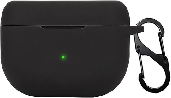 Hoes compatibel met Jabra Elite 10/10 Gen 2/ Elite 8 Active/8 Active Gen 2, siliconen stootvaste beschermhoes, ultradunne case cover, geen geur, hoes siliconen - zwart