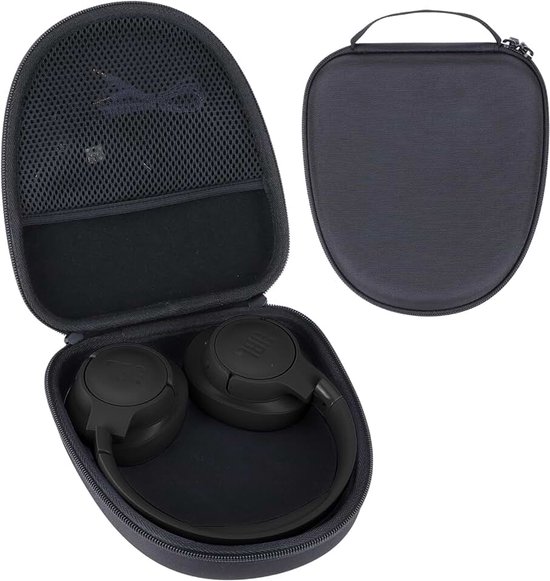 Hoes Compatibel met JBL Tune 770NC/720BT Live 670 NC koptelefoon | EVA Nylon Harde Hoes, waterdicht en stofdicht, niet gemakkelijk te vervormen, gemakkelijk te dragen