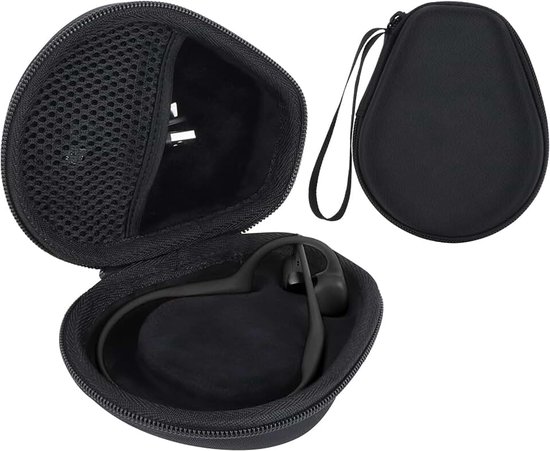 Hoes Compatibel met SHOKZ OpenRun/Pro 2 Mini Koptelefoon | EVA Nylon Harde Hoes, waterdicht en stofdicht, niet gemakkelijk te vervormen, gemakkelijk te dragen