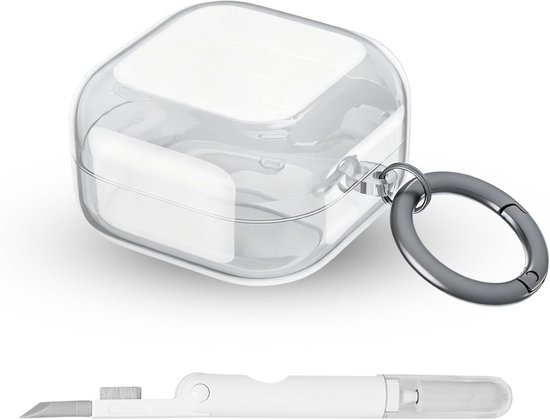 Hoes voor Samsung Galaxy Buds4/Galaxy Buds4 Pro, de beschermhoes bestaat uit siliconen inclusief reinigingsstift, Buds4 Pro Case beschermt de hoofdtelefoon tegen vallen en krassen