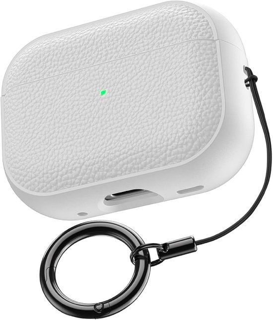 Hoesje compatibel met AirPods Pro 3 2025, TPU-hoesje, ultradun Case Cover, schokbestendig, krasbestendig - wit