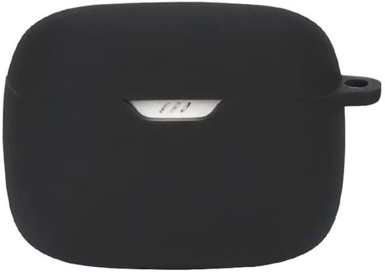 Hoesje compatibel met JBL Tune 245NC TWS, siliconen schokbestendige beschermhoes [LED aan de voorkant] Compatibel met JBL Tune 245NC TWS. Zwart
