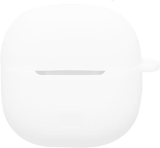 Hoesje compatibel met Xiaomi Redmi Buds 8 Lite, ultradunne zachte Cilicone Cover, Slim-Fit, anti-val, niet gemakkelijk vuil - wit
