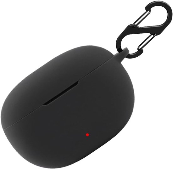 Hoesje voor Beats Studio Buds+ tas, stootvaste beschermhoes en skin beschermhoes voor Beats Studio Buds Plus met sleutelhanger (zwart)
