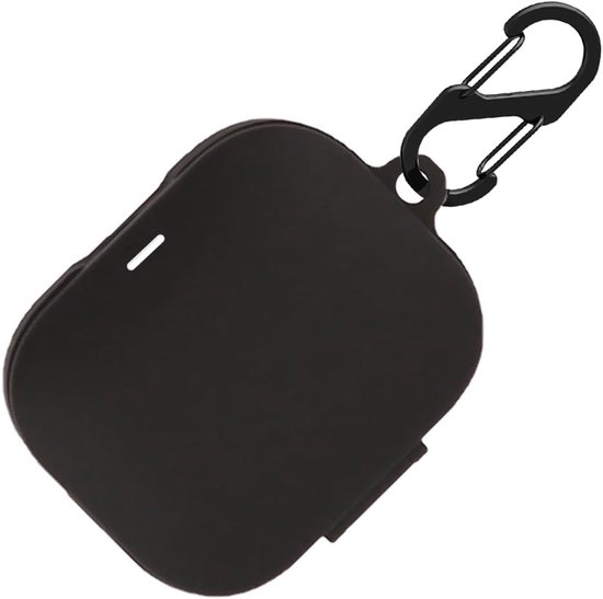 Hoesje voor Redmi Buds 6 Active, stootvaste beschermhoes en huid, beschermhoes voor Redmi Buds 6 Active met sleutelhanger (zwart)