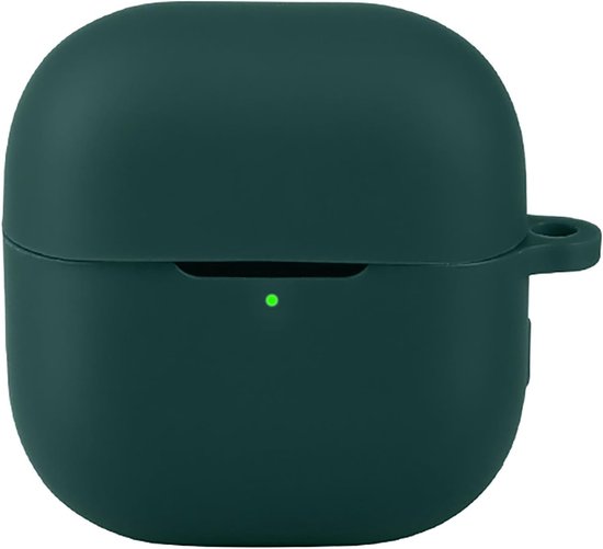 Hoesjes compatibel met Huawei FreeClip 2, siliconen hoes, lichtgewicht, schokbestendig, draagbaar - legergroen