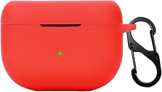 Hoesjes compatibel met Jabra Elite 10/10 Gen 2/Elite 8 Active/8 Active Gen 2, siliconen hoes, lichtgewicht, schokbestendig, draagbaar, rood