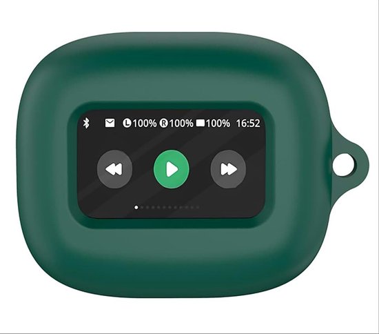 Hoesjes compatibel met JBL Live Beam 3, siliconen hoes, lichtgewicht, schokbestendig, draagbaar, legergroen