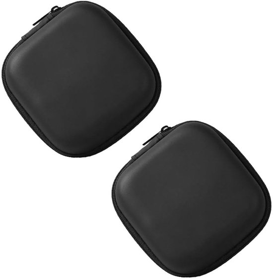 Hoesjes, In-ear Hoofdtelefoonhoes met Netvak, Beschermhoes voor Oordopjes, USB Kabels Sticks en Geheugenkaarten, Opbergdoos voor Bluetooth Oordopjes