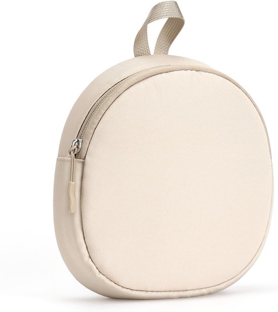 Hoesjes Over Ear Soft voor JBL/Soundcore/Sony/Bose/BERIBES, Draagbare Universele Hoofdtelefoonhoes, Eenvoudig Ontwerp in Contrasterende Kleuren (Beige)