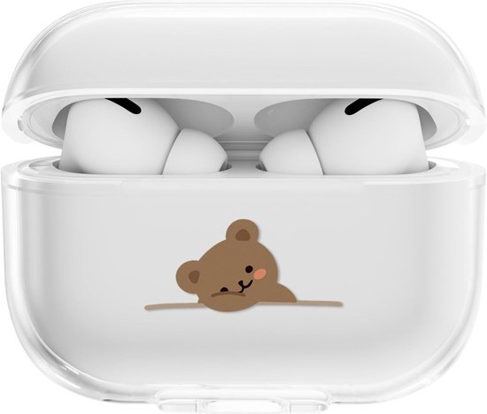 Hoesjes, transparante TPU-hoesjes met schattig patroon, Apple AirPods Pro (2e generatie) oplaadhoesjes van de 2e generatie