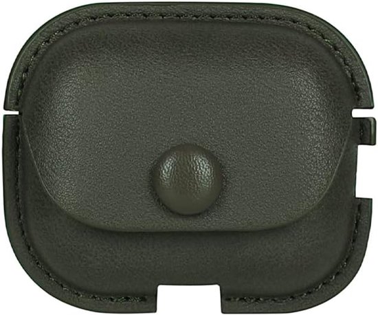 Hoesjes voor AirPods Pro 2 hoes, zakelijke PU-lederen hoesjes voor Apple AirPods Pro (2e generatie) oplaadhoesjes 2e generatie